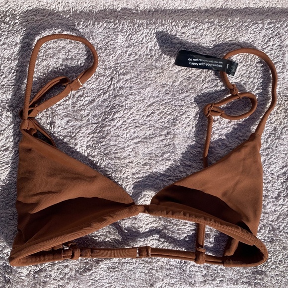Ark Swimwear Brown String Bralette - Picture 12 of 12